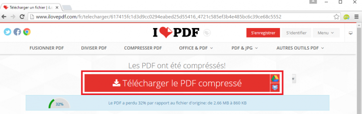 Fichier PDF compressé 